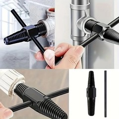 1/2 3/4&Prime; In Damaged Screw Extractor Drill Bits Water Pipe Broken Bolt Remover