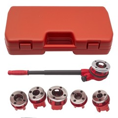 Ratcheting Pipe Thread Threader Die Hinge Plate Head Handle Tool Set 1/2&rdquo; new