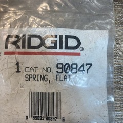 RIDGID Flat Spring, For Use With: Model 118 Tubing Cutter