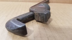 Vintage Ridgid E8 Offset Red Pipe Wrench working VGC