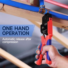 Icrimp One-Hand PEX Pipe Cinch Tool Meet ASTM F2098 Standard Clamps, Crimping To