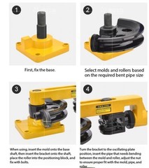 Manual SWG-25S Pipe Bender for Iron, Copper, and Steel Tubing &ndash; U-Bend