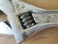 Ridgid Crescent Wrench 12&rdquo; Adjustable #712 The Ridge Tool Co. Elyria, Ohio
