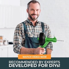 Professional Drain Auger &ndash; Auto Feed &ndash; Ideal for Sinks