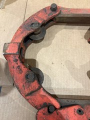 Ridgid 466 4-6&Prime; Pipe Cutter Wrap Around Hinged 4 Wheel black pipe