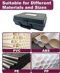 9 Pcs PVC Pipe Reamer Kit With 1/2 inch, 3/4 inch, 1 inch, 1-1/4inch, 1-1/2in&hellip;