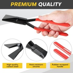 3PCS Sheet Metal Bending Pliers Set | Hand Seamers for Roofers, Plumbers, and&hellip;