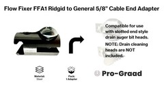 Auger Adapter for Rigid to General Drain Cleaner &ndash; Converts 5/8&Prime; Cable End for K