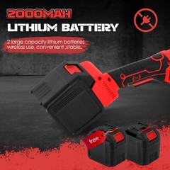 ✅ Pair of 2 NEWTRY Cordless Rebar Cutter Replacement Batteries + Chargers 42v ✅
