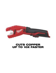 Milwaukee 2471-20 M12 12V Lithium-Ion Cordless Copper Tubing Cutter &ndash; Red