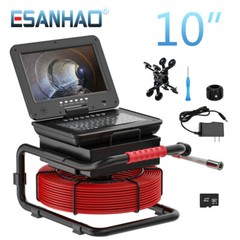 Sewer Camera Pipe Inspection Camera 512hz Sonde Self-leveling 1080P Camera 50m