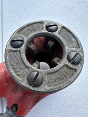 Ridgid 00-R Pipe Threader Die Head Ratchet & Handle And 1/2&rdquo; Die