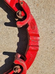Reed LCRC16 Rotary Cutter Hinged Pipe Cutter 16 to 18 inch Used Missing Hinge