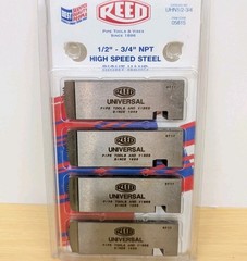 Reed Universal Threading Pipe Die 1/2&Prime; &ndash; 3/4&Prime; NPT, 05815 UNH1/2-3/4 &ndash; HS STEEL