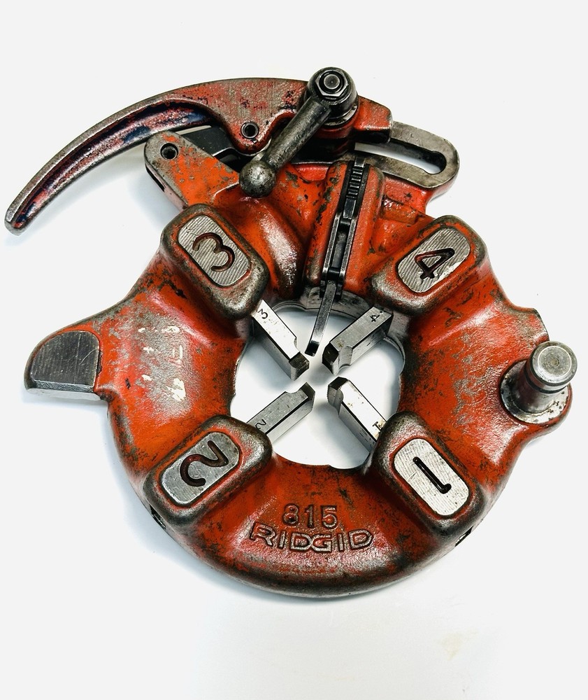 Ridgid No.815 Universal 1/8&rdquo; to 2&rdquo; Die Head Threading Head + Ridgid 300 535 #4