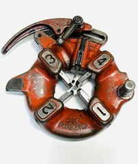 Ridgid No.815 Universal 1/8&rdquo; to 2&rdquo; Die Head Threading Head + Ridgid 300 535 #4
