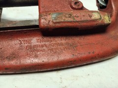 Ridged No. 4-S Heavy Duty 2- 4&Prime; Pipe Cutter Elyria Ohio U.S.A.