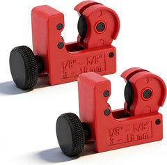 2 Pack Tubing Cutter, 1/8-Inch to 5/8-Inch Tube Cutter for Copper, Brass, Alumin