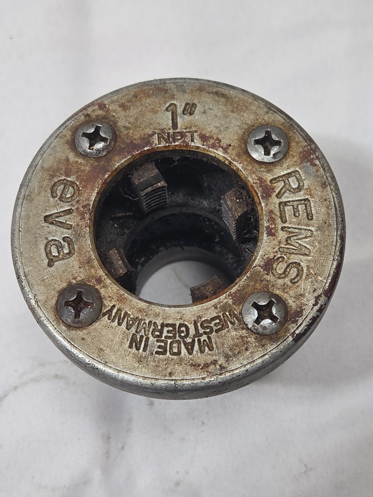 REMS 1&rdquo; NPT Die Head &ndash; Genuine REMS Pipe Threader Die &ndash; Amigo / Eva