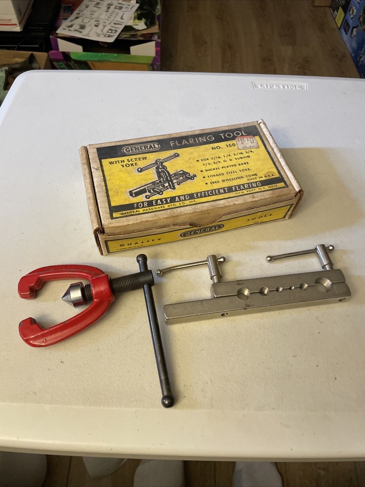 General Tube Flaring Specialty Tool Garage Shop Mechanics Dealer Repair NO. 150