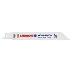 5 pc. 6&Prime; Reciprocating Saw Blade, Lenox, 610R 20562 610R