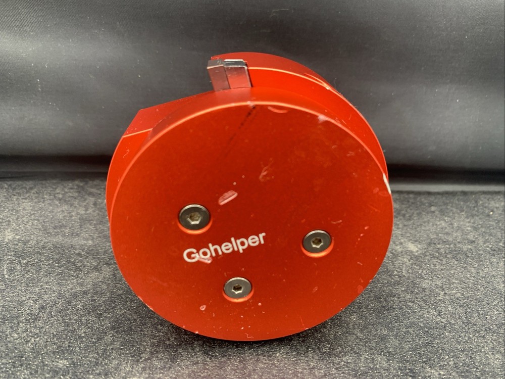 Gohelper 3/8 Inch Hex Shaft Pvc Pipe Reamer 3 Inch Head Aluminum Red