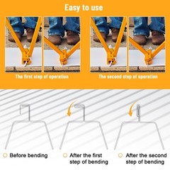 2-in-1 Hand Seamer for Standing Seam Metal Roofs, Mechanical Lock Panel Roofing