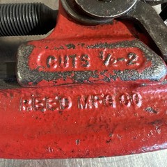 Reed No. 2-4 USA Iron Steel Pipe Cutter, Cuts 1/2-2&Prime; Reed MFG Co. USA