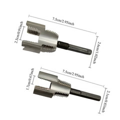2pcs Integrated Internal & External Pipe Threading-Tool,PVC Pipe Threader Kit