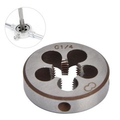 Alloy Steel 5 Chip Holes Thread Die Tool For Pipe Threading