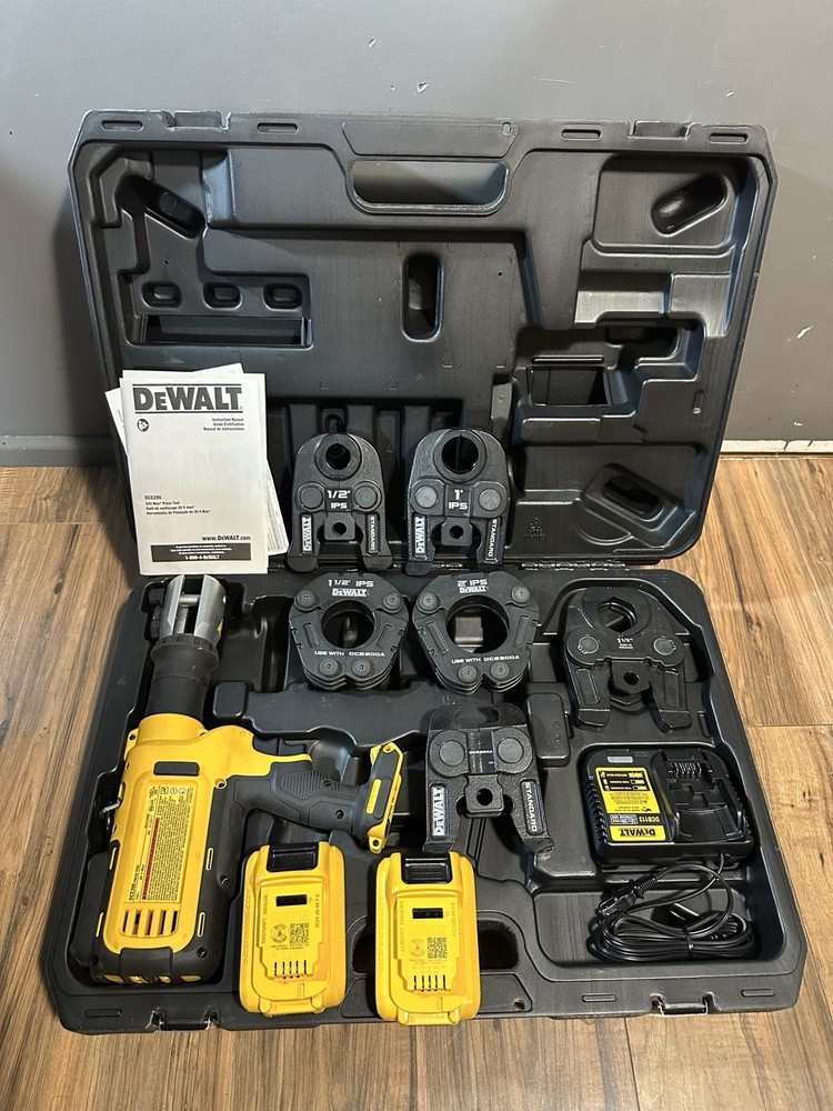 DEWALT DCE2002k CORDLESS 20V PRESS TOOL KIT 1/2&rdquo;-2&rdquo; BIP Kit Brand New