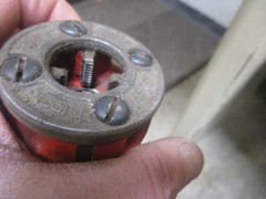 Good Used Ridgid 3/8&Prime; NPT Die Head For 00R Pipe Threader USA CHEAP