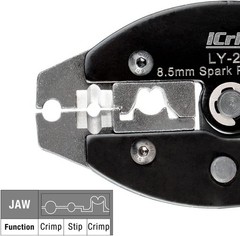 iCrimp Spark Plug Wire Crimper, Ratchet Wire Crimping and Stripping Tool for Spa