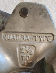TOLEDO BEAVER QUADRA-TYPE 2-1/2&Prime; TO 4&Prime; DIE HEAD WITH DIES (NOS)