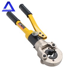 Copper Tube Fittings Crimping Tool w/ 1/2 3/4 & 1-inch Jaw Hydraulic Pipe Cutter