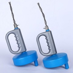 Blue Hand Crank Flexible Sink Snake Pipe Snake Drain Clog Remover for Bathroom