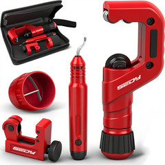 Ultimate Tube Cutter Set &ndash; Heavy Duty Pipe Cutter 3/16&Prime;-2&Prime; OD, Mini Tube Cutter