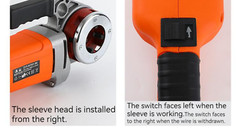 Convenient Form HandHeld Electric Coiling Machine Hinge Lever Hinge Thread 2300w