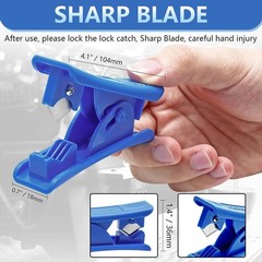 3 Pcs PTFE Tubing Cutter, RO Tube Cutter for 3/8&Prime; OD Nylon PVC PU Plastic Hose