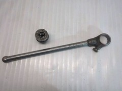 RIDGID Ratchet Pipe Threader 00-R Manual 1/2&Prime; NPT Die AS IS