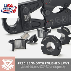 Icrimp PEX Pipe Crimping Tool Kit with Cutter & Gauge &ndash; Portable