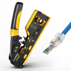 Gaobige Pass Through rj45 Crimp Tool Kit, Network Cat7 Cat6A Cat6&hellip;