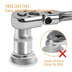 1.5&Prime; Tub Drain Extractor Tool &ndash; Remove Stubborn Rusted Drains Easily, 1 Pack