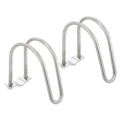 2pcs Cross Pipe Clamp 20mm x 90mm (0.79&Prime; x 3.54&Prime;) M8 Stainless Steel Tube Buckle