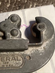 General Tools No. 120 Tubing Pipe Cutter W/ Reamer Made In USA