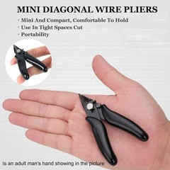 Precision 3.5-Inch Flush Cutters with Safety Lock for Jewelry & Craft Projects