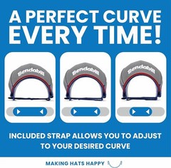 (Pro) Hat Brim Bender &ndash; The Perfect Curve Guaranteed &ndash; Shaper Curver Tool For&hellip;