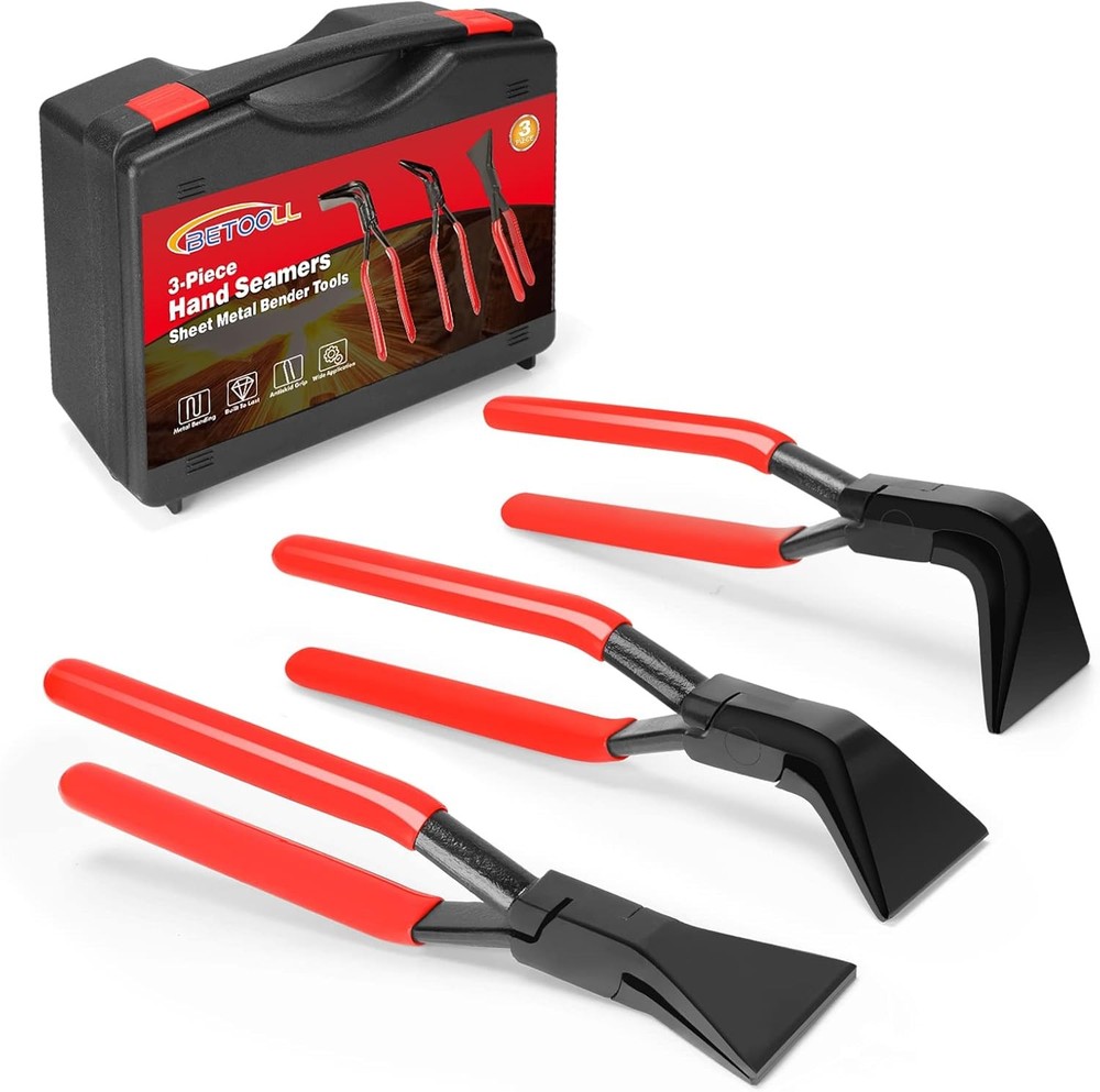 Sheet Metal Seamers BETOOLL 3pc Straight 45 90 Pliers