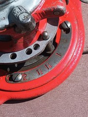 RIDGID Model No. 65r Ratchet Pipe Threader With 22&Prime; Handle Nice 1&Prime; To 2&Prime;