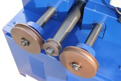 Rolling Pipes Bending Machine 110V Tubes Bender with Round & Square Dies